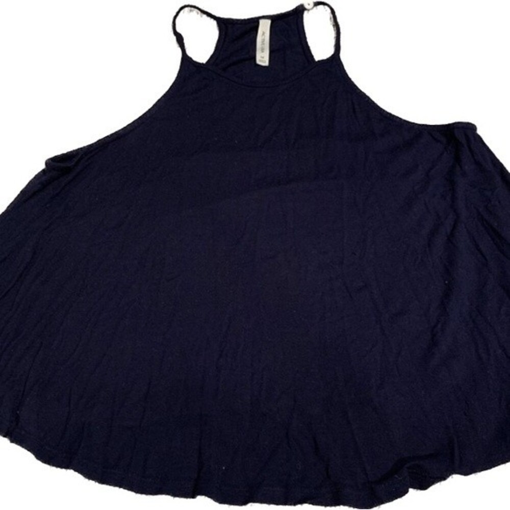 Active USA Navy blue medium flowing tank top racerback style